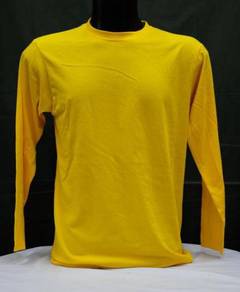 Tshirt Kosong Roundneck Lengan Panjang