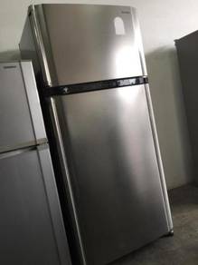 Sharp Refrigerator 2 Doors Big Freezer Fridge Peti