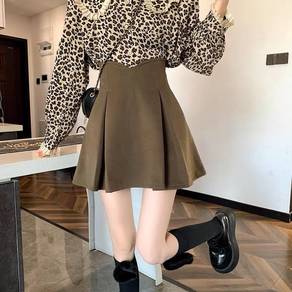 quality brown skirt