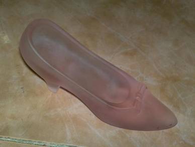 Kasut kaca decor glass shoe
