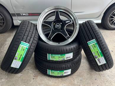 Package tayar sport rim 15 5-spoke goodride Thai