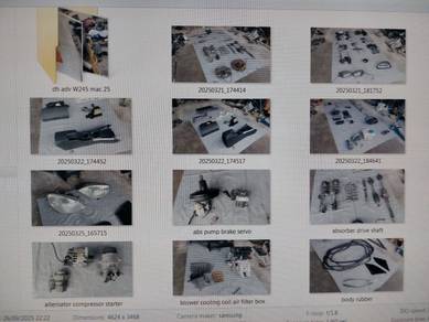 mercedes w245 spare part terpakai / used parts