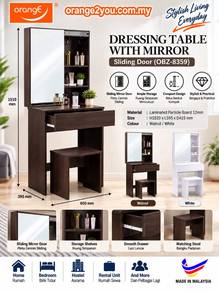 Dressing Table with Sliding Mirror