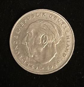 Germany Coin 2 Deutsche Mark  1979 - J