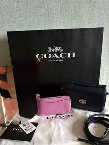 Combo Coach butik Cassie 17 & card case NY