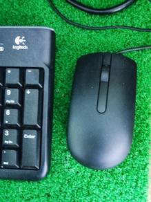Kombo Logitech Keyboard + Dell Mouse