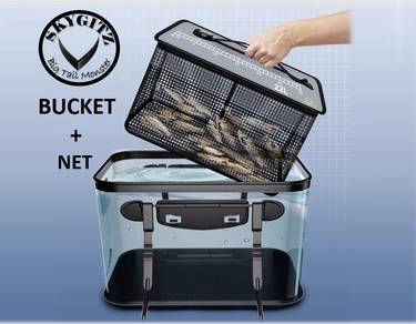 SKYGITZ MALAYSIA Foldable Live net and Bucket