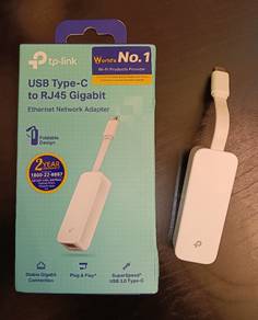 TP-Link USB-C Gigabit Adapter + UGREEN 
