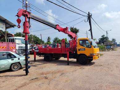 Mitsubishi Auger Crane Mobile Drilling Machine