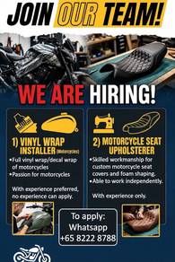 Singapore Motorcycle Vinyl Sticker Installer