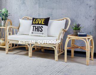Rattan Double seater chair sofa set kerusi rotan