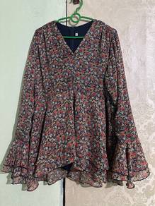Blouse floral chiffon