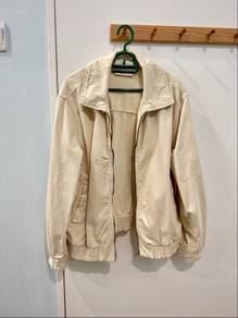 Pull&Bear Cream Beige Jacket - Size S