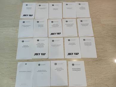 Joey Yap Bazi, Feng Shui notes, books