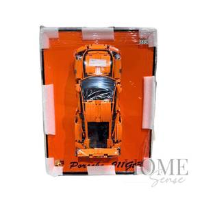 1 Unit - Car Toy Wall Art, Black Chrome Frame (B)