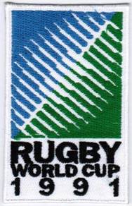 1991 2nd Rugby World Cup iRB Badge Iron On Patch