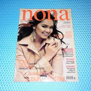 Majalah Nona Jan 2005 Siti Nurhaliza Cover