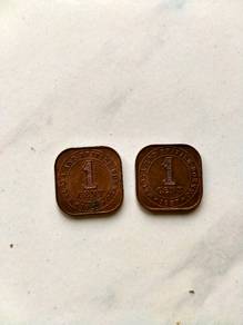 1cent Malaya and British Borneo