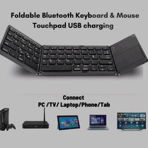 Foldable Bluetooth Keyboard QWERTY Touchpad