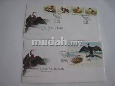 2 FDC Spesis Itik Liar 2006