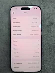Iphone 17 Pro 512GB (Blue)(No Telco)