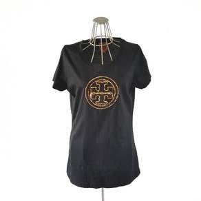 Tory Burch Big Sequin Logo T-Shirt