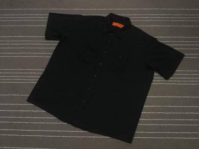 Vintage red cap working wear saiz xxl
