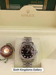 Rolex Datejust 31mm Black Diamond Dial 178274