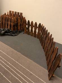 Pagar Kayu hiasan second hand RM35