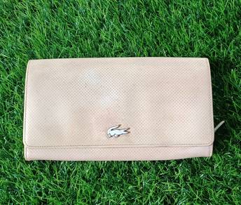 Lacoste Original leather long wallet 