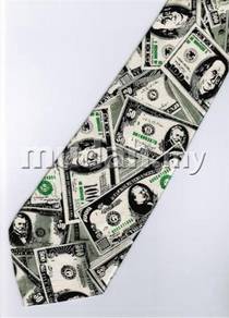 Money USA United States Banknote Novelty Neck Tie
