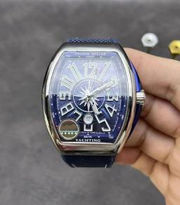 Franck Muller Blue Rubber Strap 