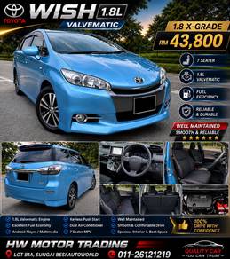 Toyota Wish X in Sungai Besi, KUL