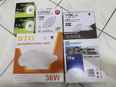 Clear STOCK FSL Square Surface LED (Cool White)