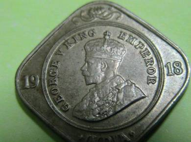 India 2 Annas 1918 [kod : A3113]
