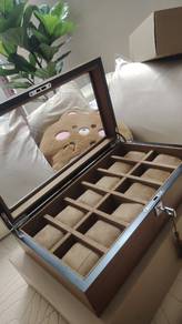 TOMAZ TWBS02-12 wooden watch box 12 slot(coffee)