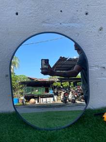 B904 Cermin Dinding 40 x 50 cm Oval Shape Mirror