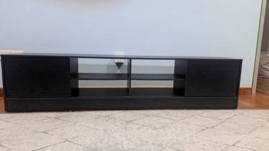 Kabinet TV Hitam 6 Kaki - RM60 Boleh Nego