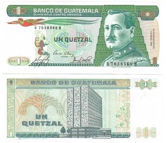 Guatemala 1 Quetzale (1985) - Pick P66   unc