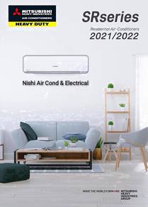 Mitsubishi 1.5hp Air Cond + pasang
