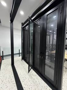 3 in 1 Folding Door (Mesh + Glass Panel)