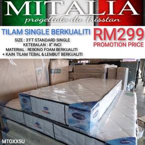 Tilam Single Berkualiti & Berjenama | Mattress