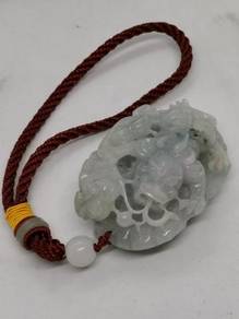 Hollow Hand Carving PI-XIU Jadeite Jade Hand Piece