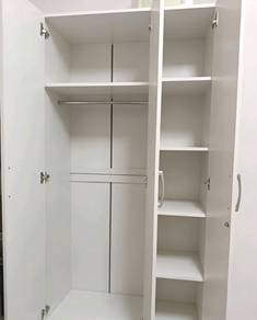 Almari 2 Pintu Putih — Ambil Sendiri