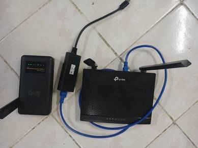 ROUTER DAN MOBILE MODEM 2 in 1 PAKEJ