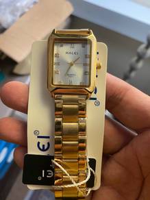 Halei Gold Plated Quartz Watch