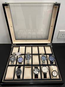 Watch collection wood box