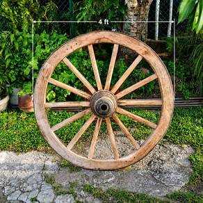 Genuine Antique Bullock Cart Wheel