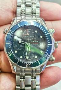Pre Own Omega Seamaster 300M Blue Wave Dial