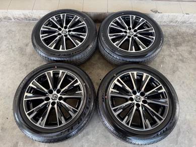 Rim original enkei toyota 18 inch tyr 99% like new